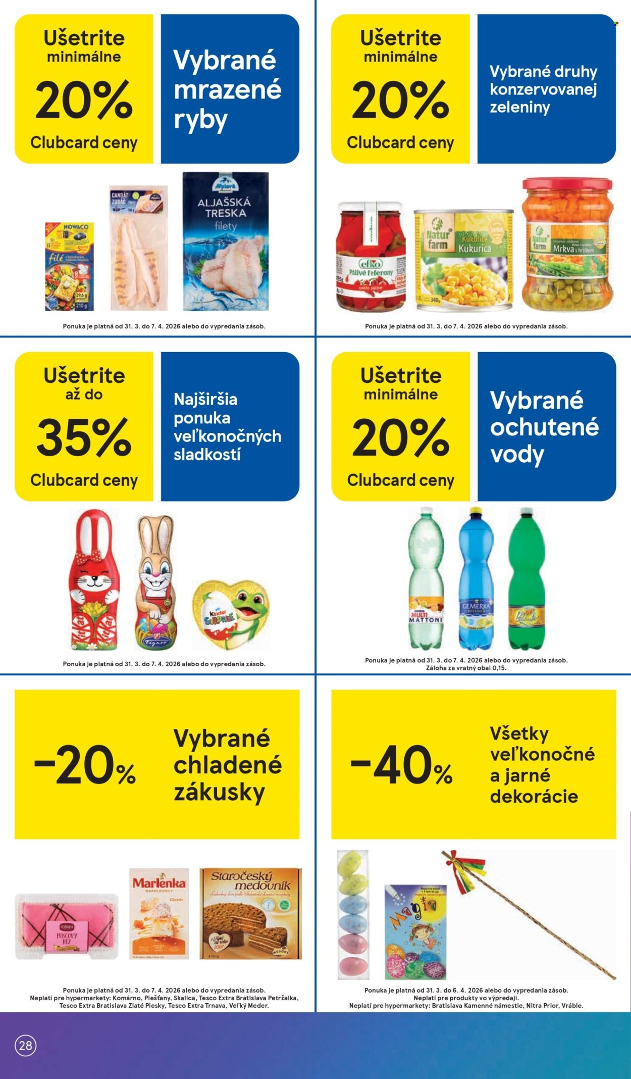 TESCO leták - Od utorka 31.3.2026 (2026-03-31 - 2026-04-07) | 28