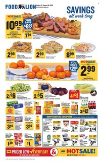 FOOD LION ad - Weekly Ad