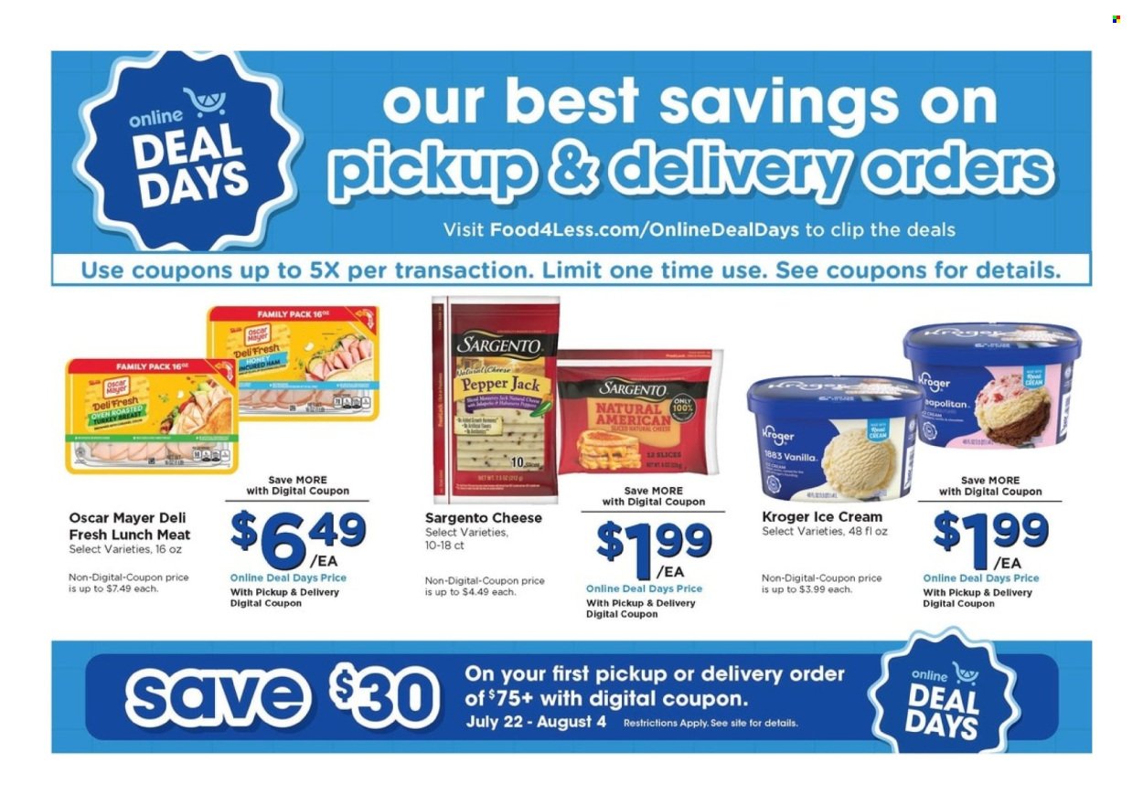 FOOD 4 LESS ad - Weekly Ad