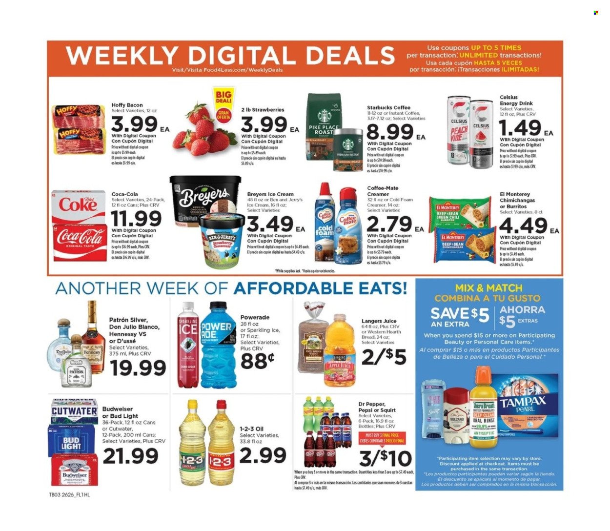 FOOD 4 LESS ad - Weekly Ad
