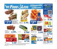 FOOD 4 LESS ad - Weekly Ad