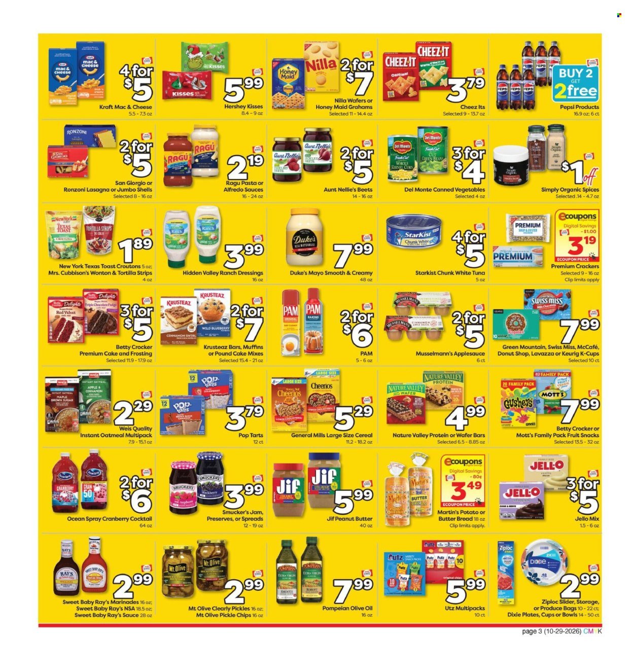 WEIS ad - Ad Specials