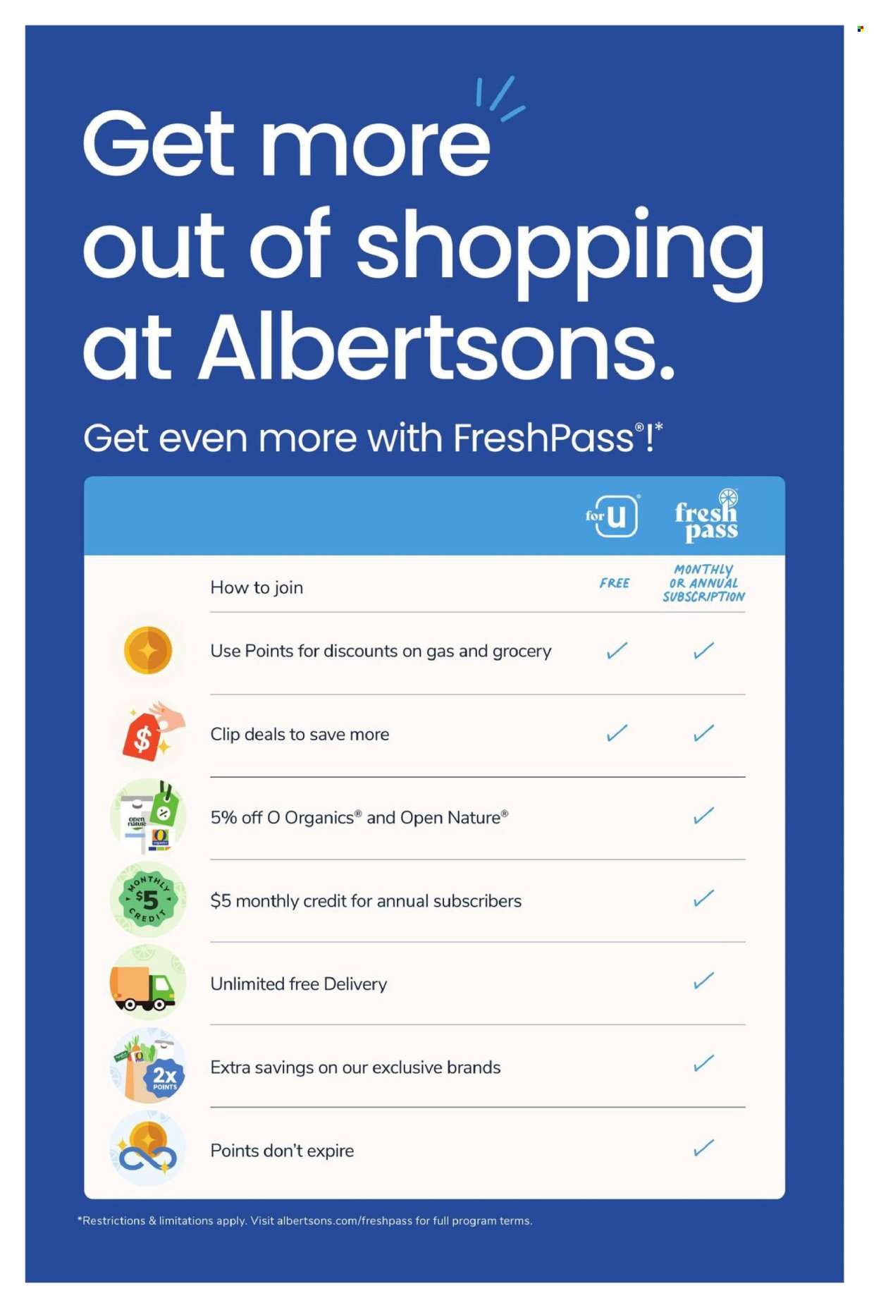 ALBERTSONS ad - Weekly Ad