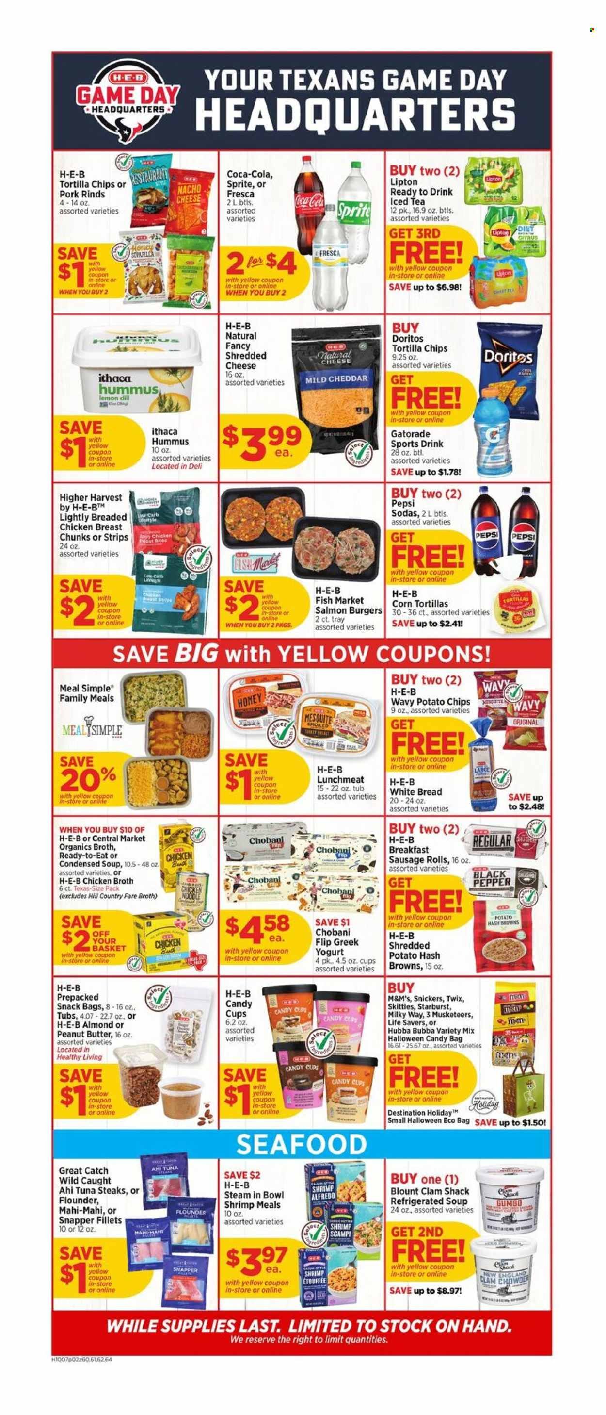 H-E-B ad - Weekly Ad
