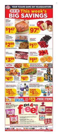 H-E-B ad - Weekly Ad
