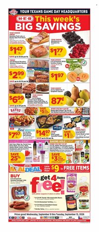 H-E-B ad - Weekly Ad