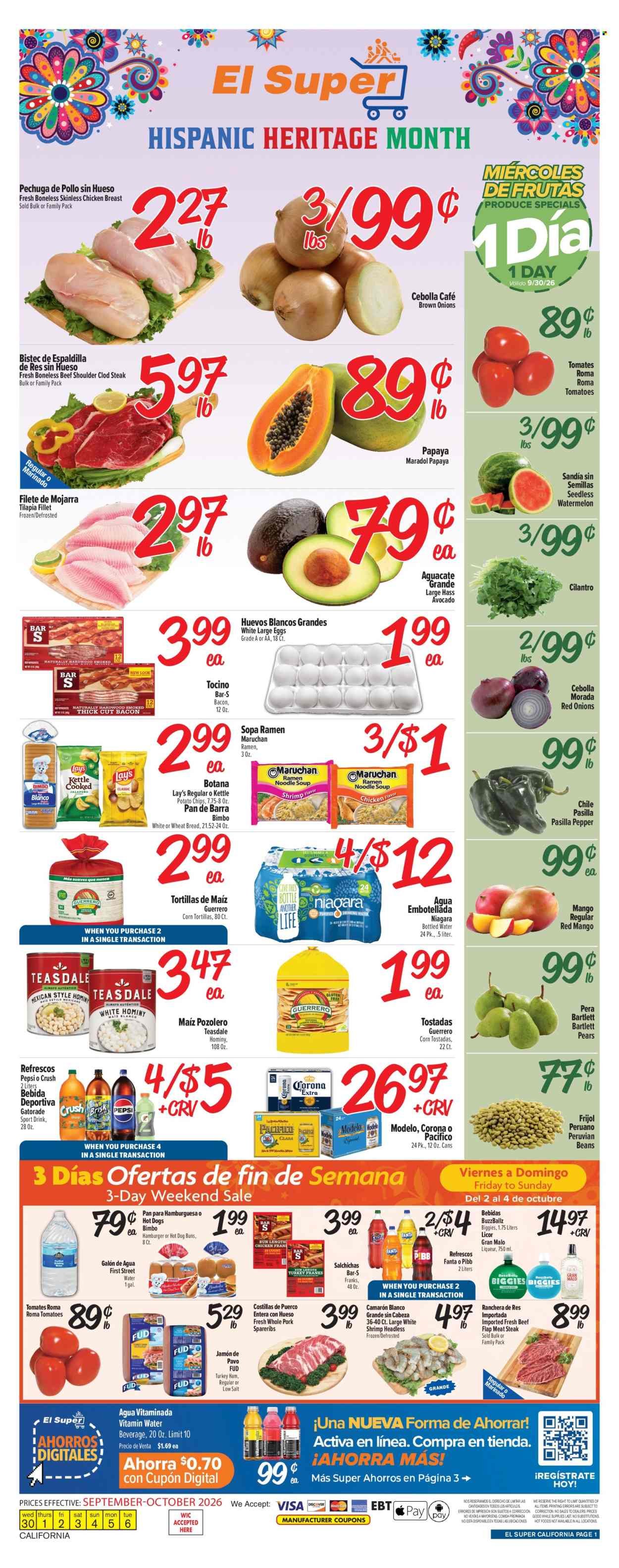 EL SUPER ad - Weekly Ad