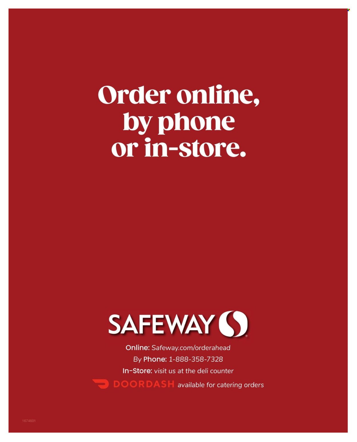 SAFEWAY ad - Entertaining Guide