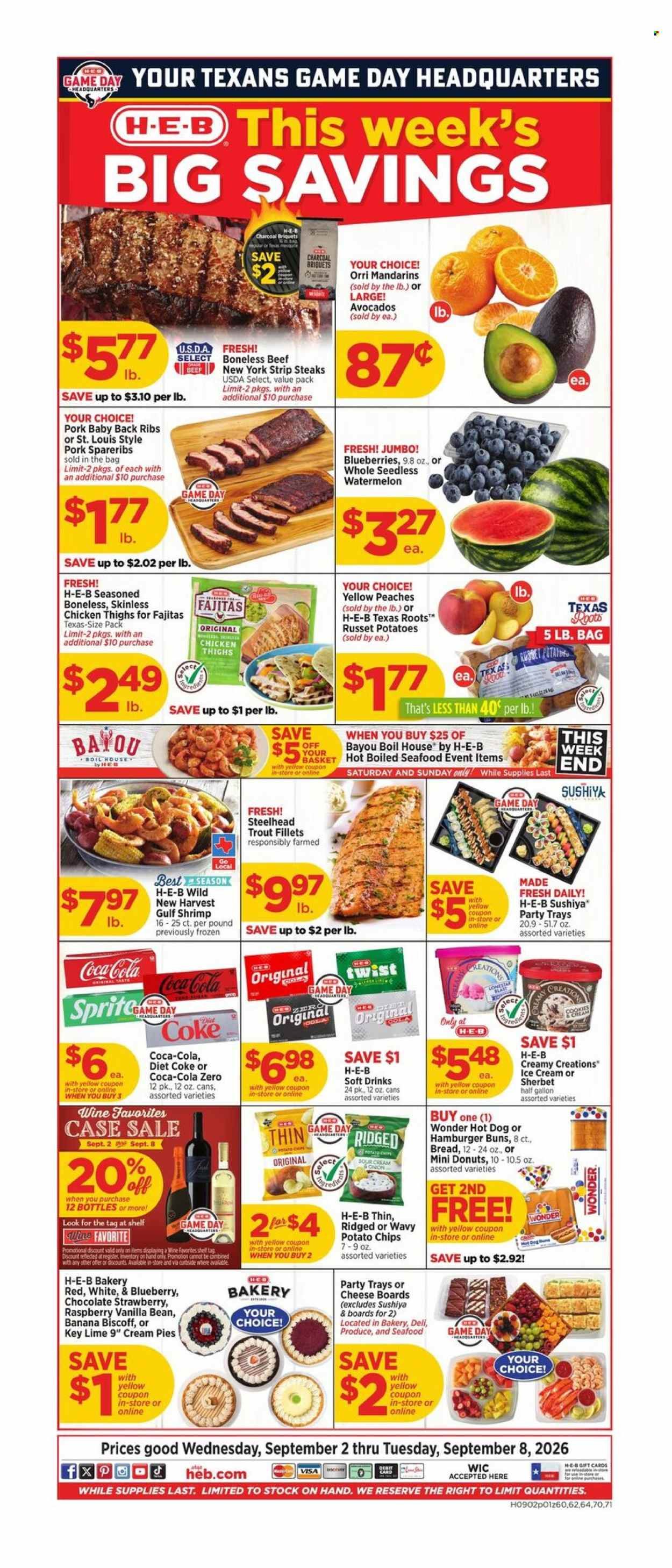 H-E-B ad - Weekly Ad