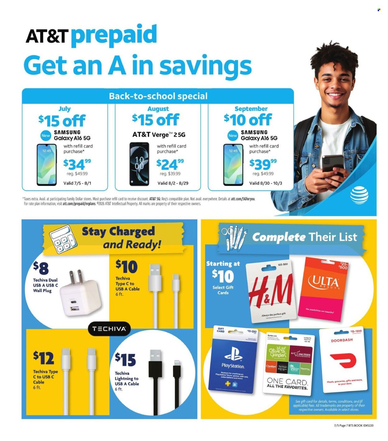 FAMILY DOLLAR ad - Back to School Book