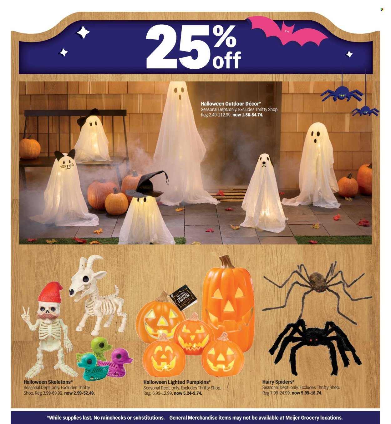 MEIJER ad - Halloween Deals