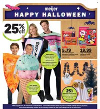 MEIJER ad - Halloween Deals