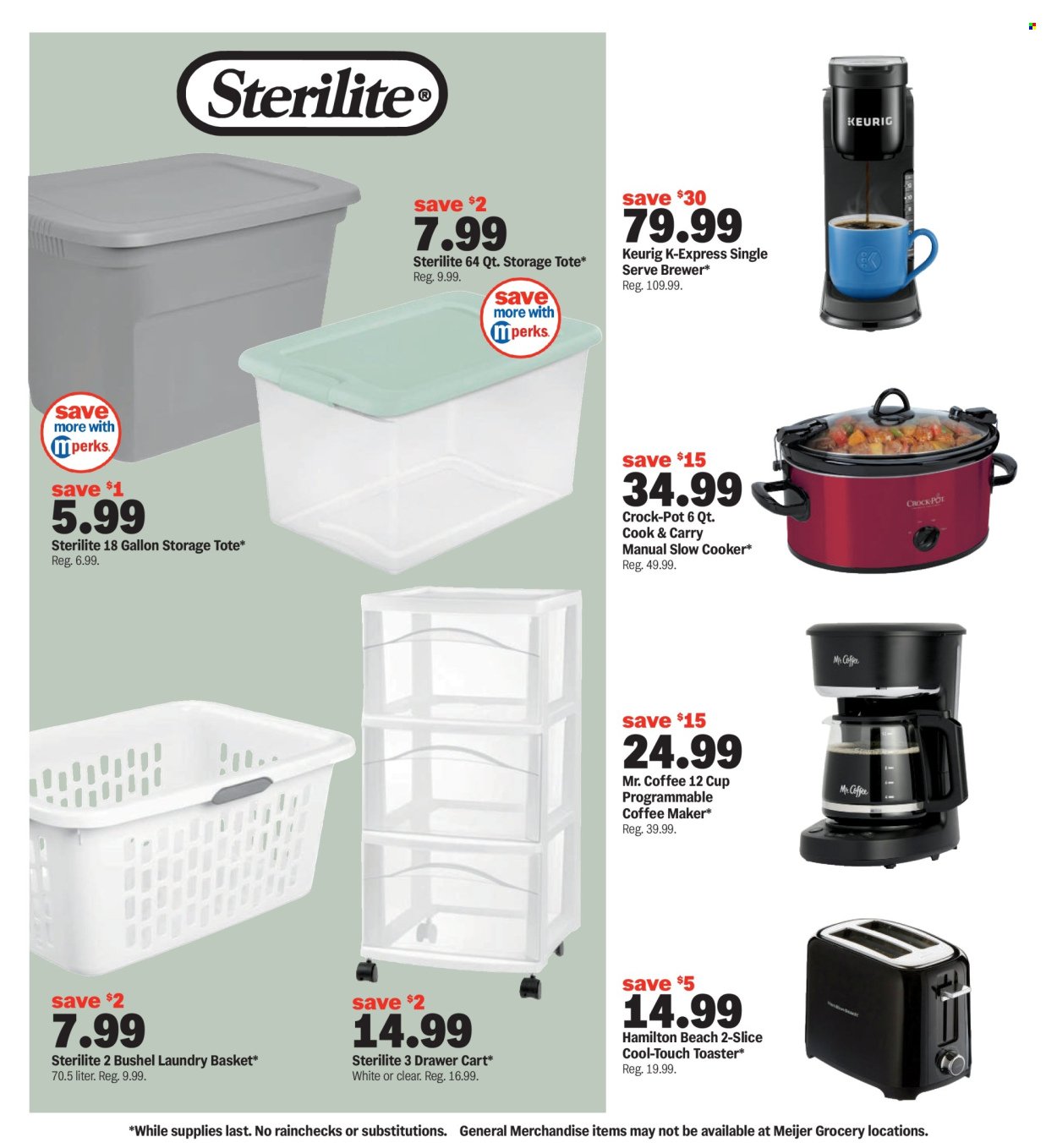 MEIJER ad - College Vibes. Real Low Prices