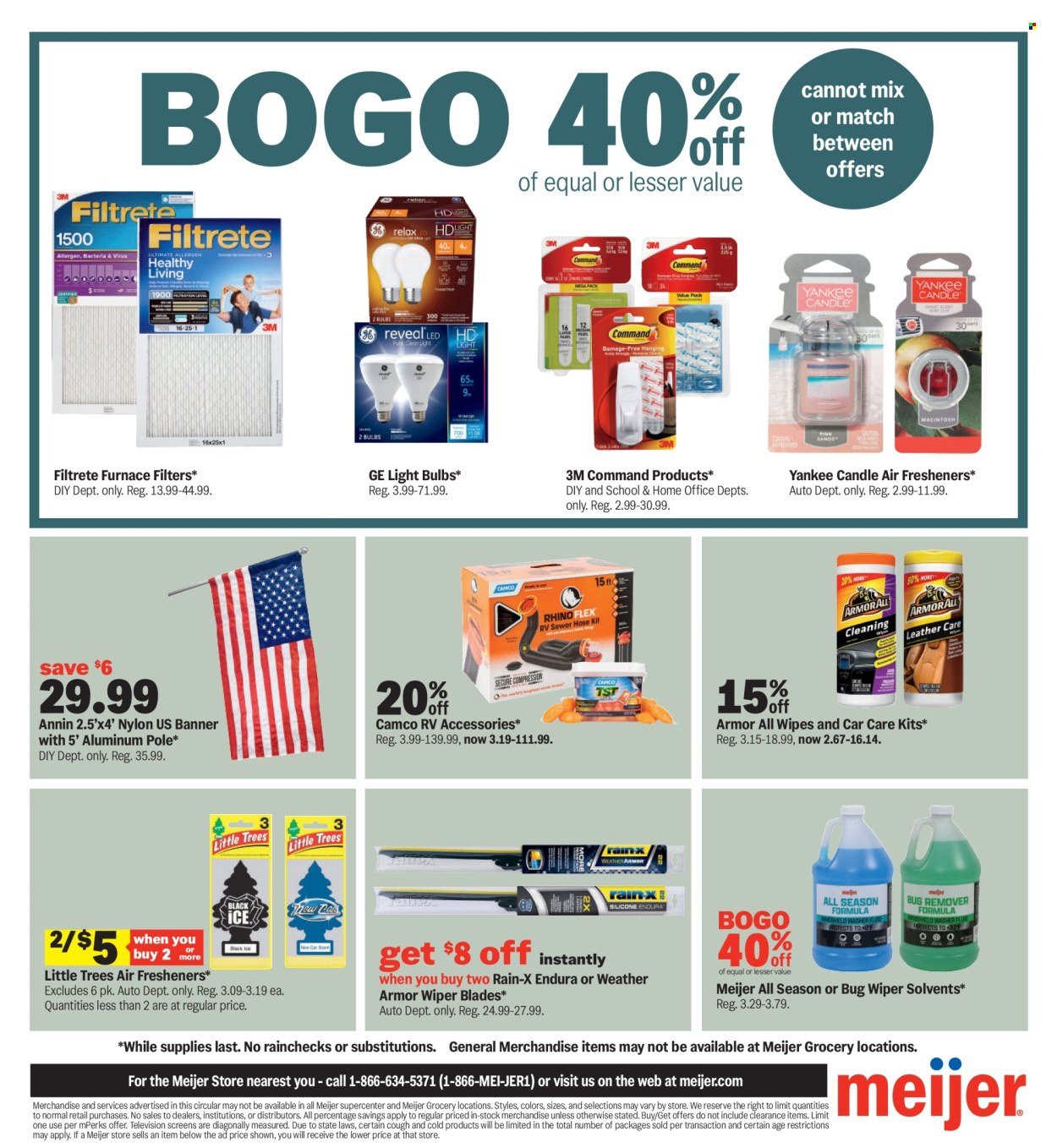 MEIJER ad - College Vibes. Real Low Prices