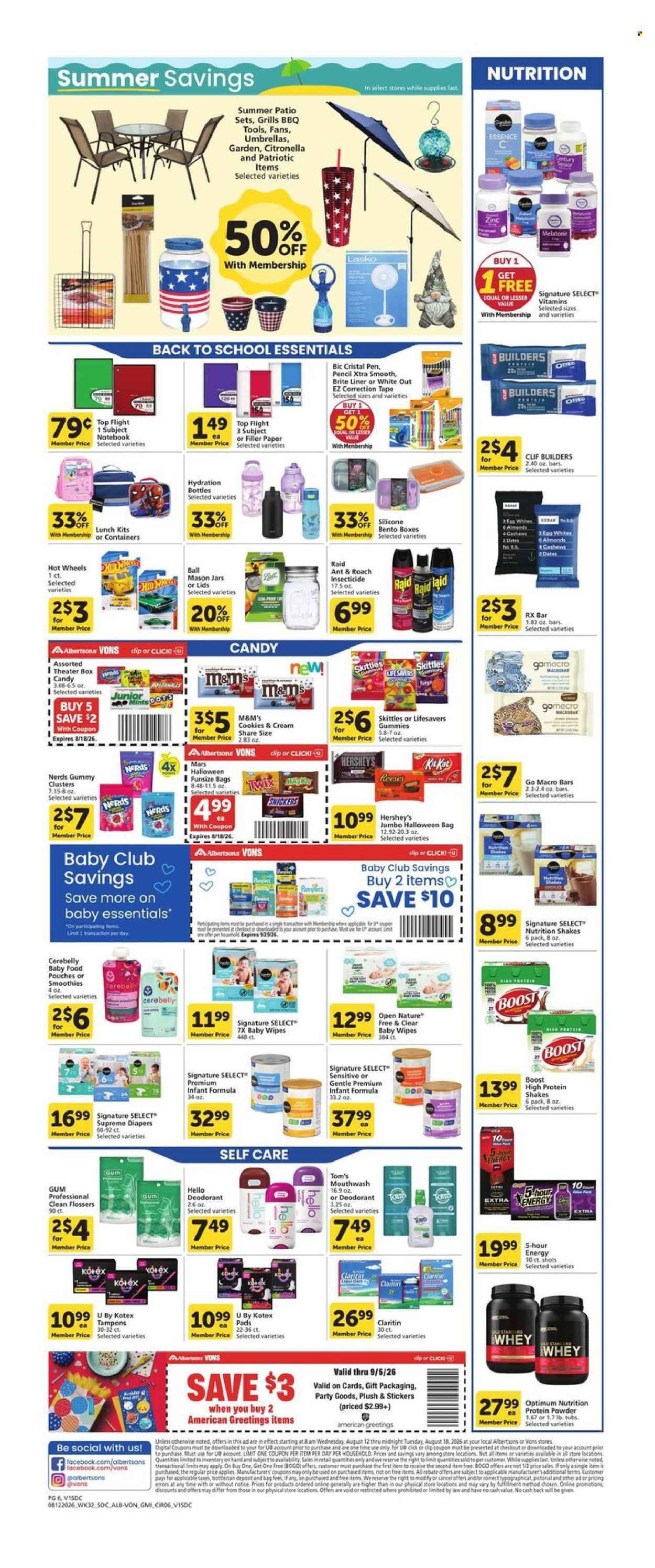 VONS ad - Weekly Ad