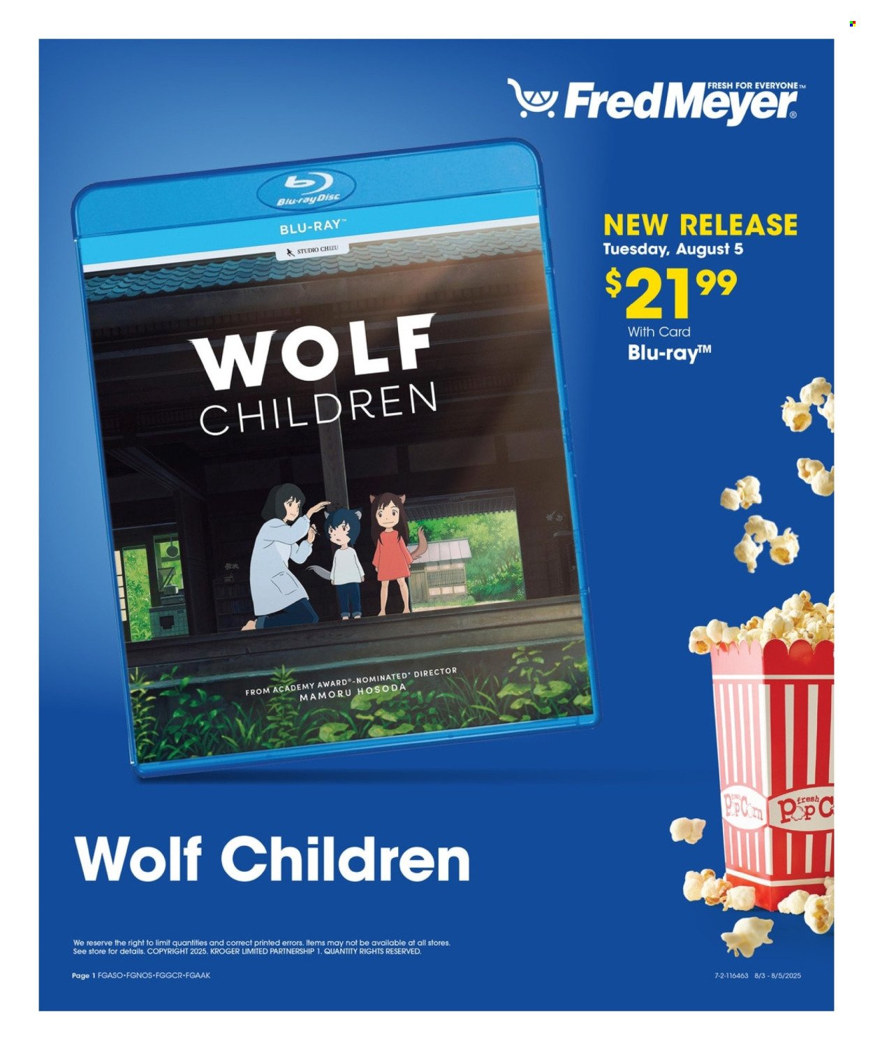FRED MEYER ad - New Release (2025-08-03 - 2025-08-05) | 1