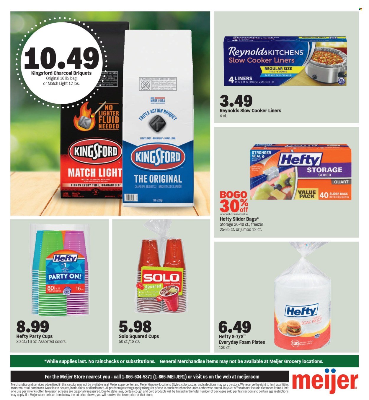 MEIJER ad - Tailgating Deals For Every Fan