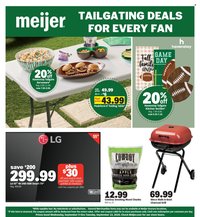 MEIJER ad - Tailgating Deals For Every Fan