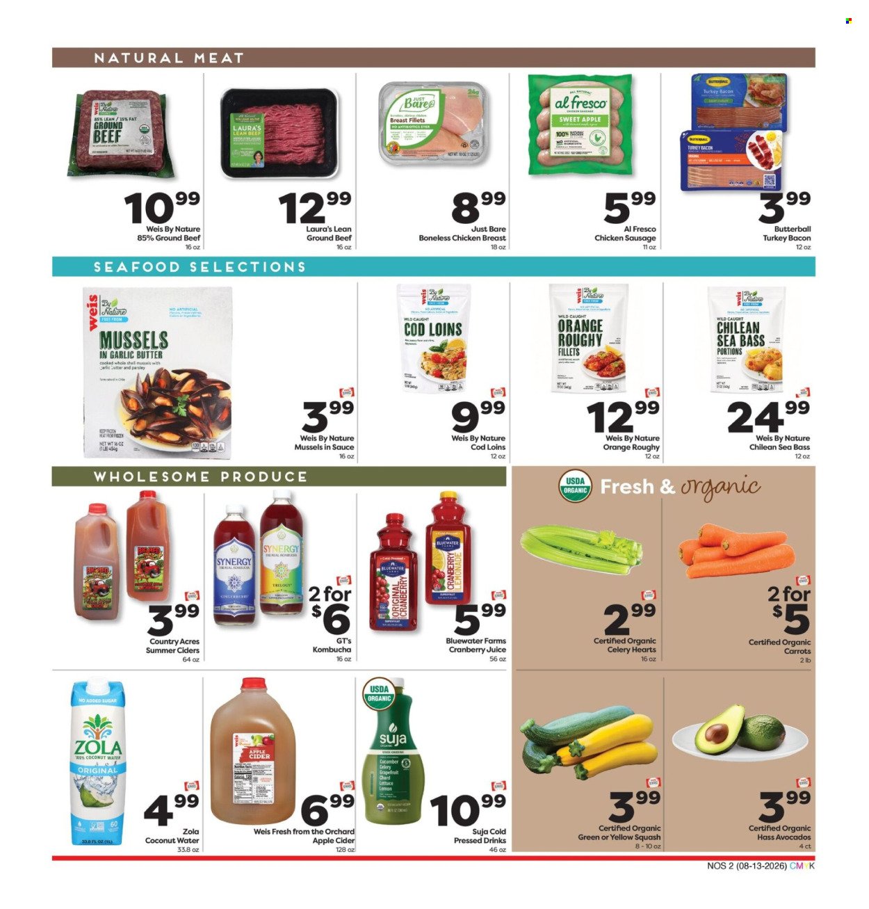 WEIS ad - Natural & Organic