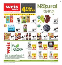 WEIS ad - Natural & Organic