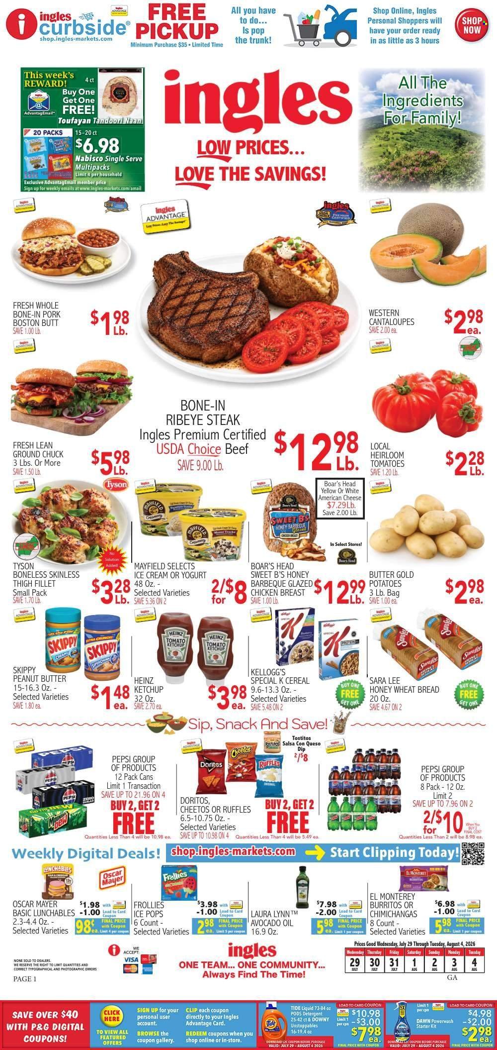 INGLES ad - Specials