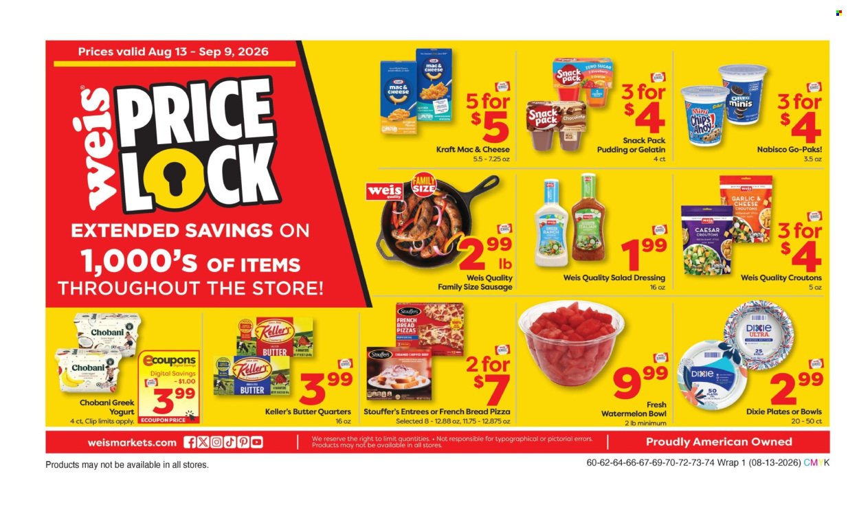 WEIS ad - Weekly Circular