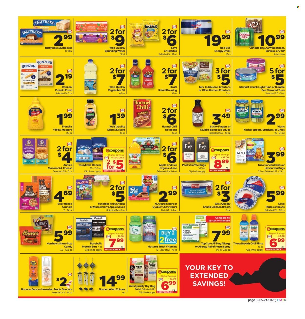 WEIS ad - Ad Specials