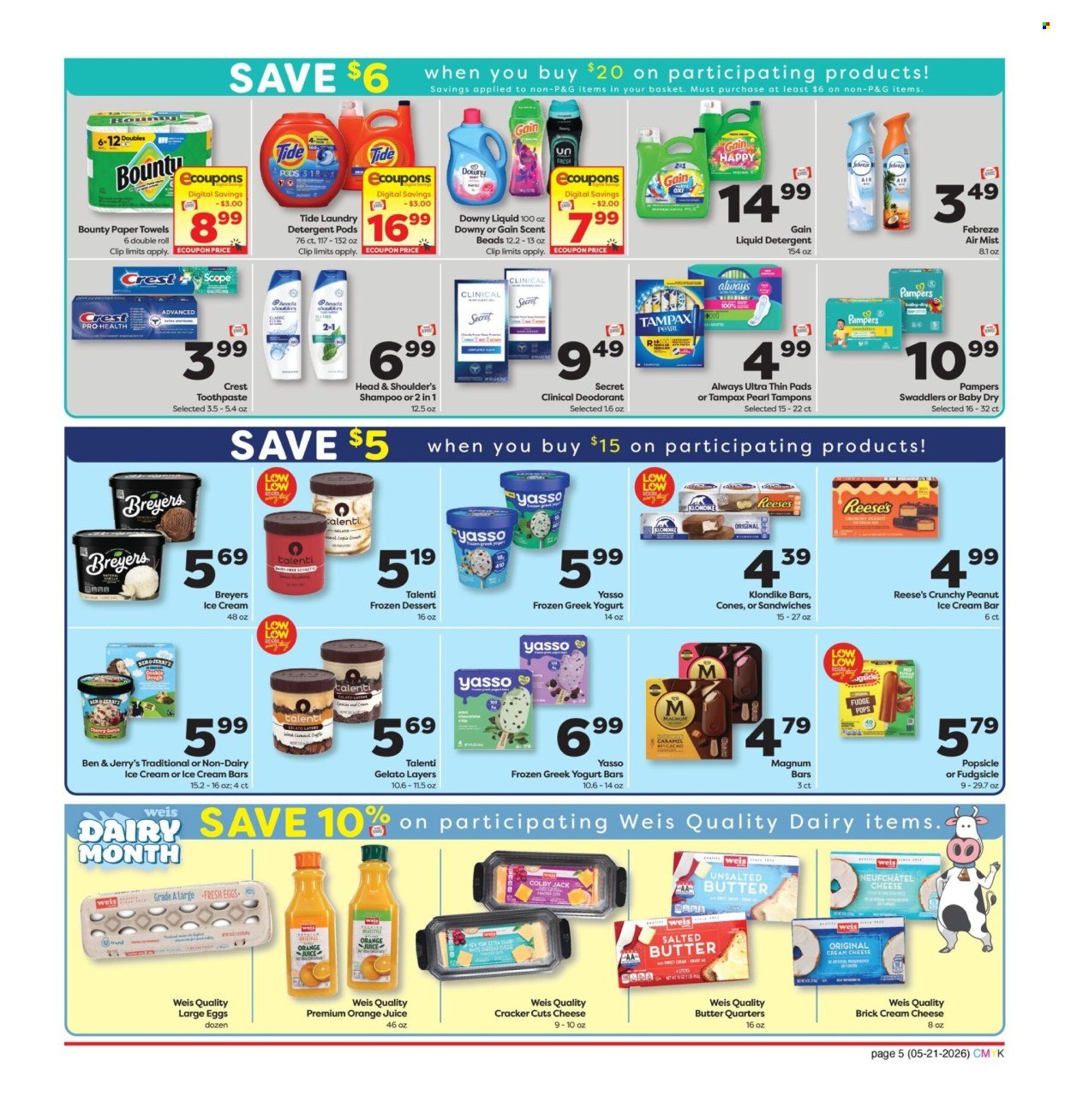 WEIS ad - Ad Specials