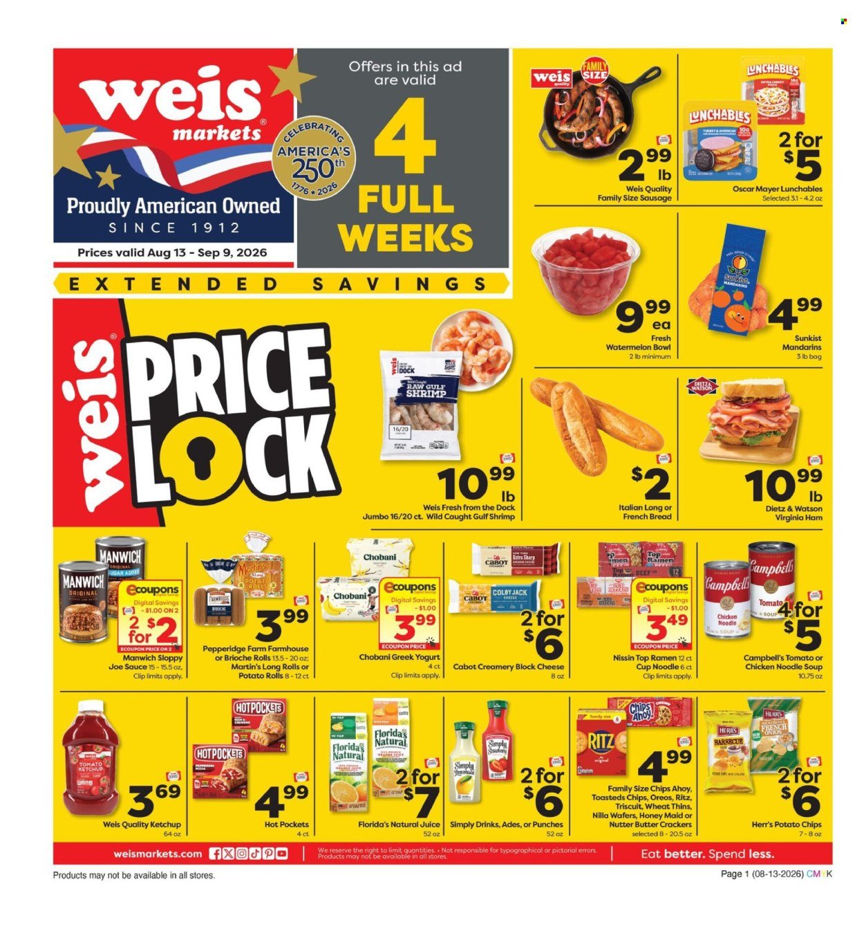 WEIS ad - Ad Specials