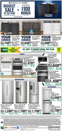 MENARDS ad - Appliance Event