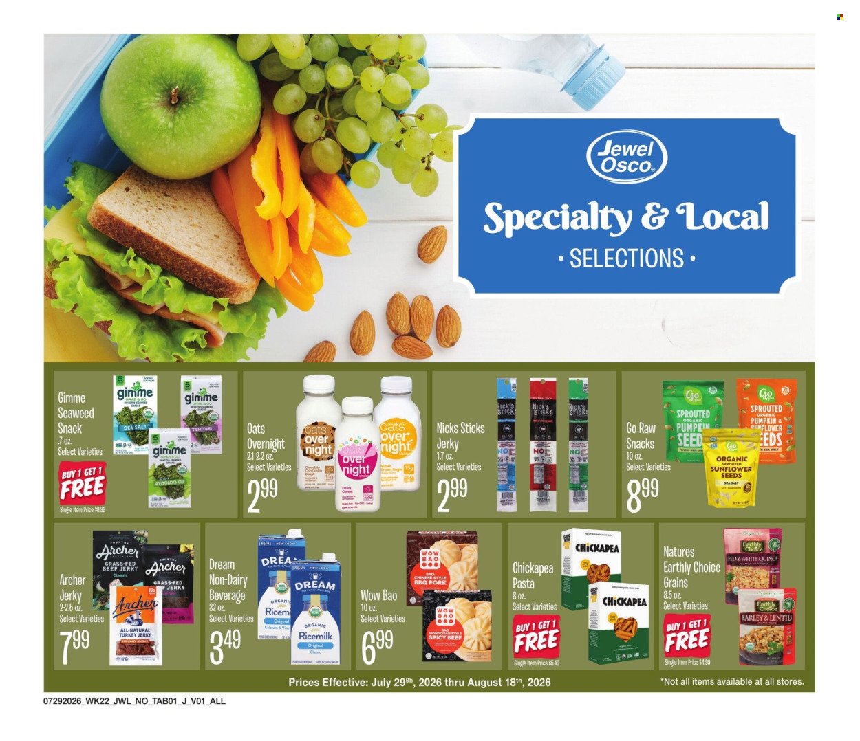 JEWEL OSCO ad - Organics Guide