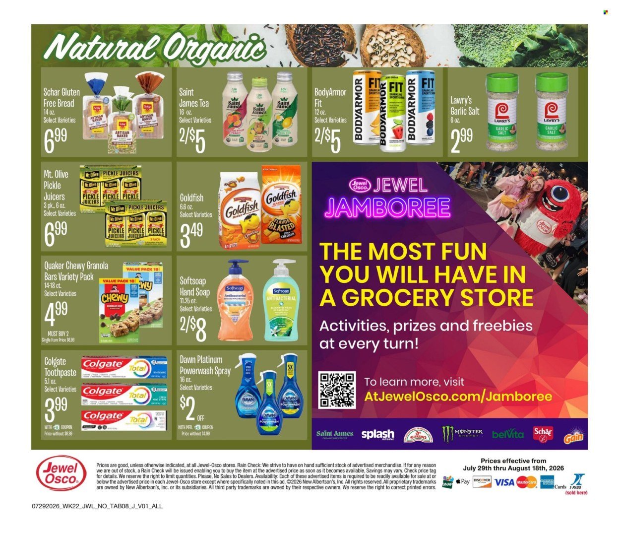 JEWEL OSCO ad - Organics Guide