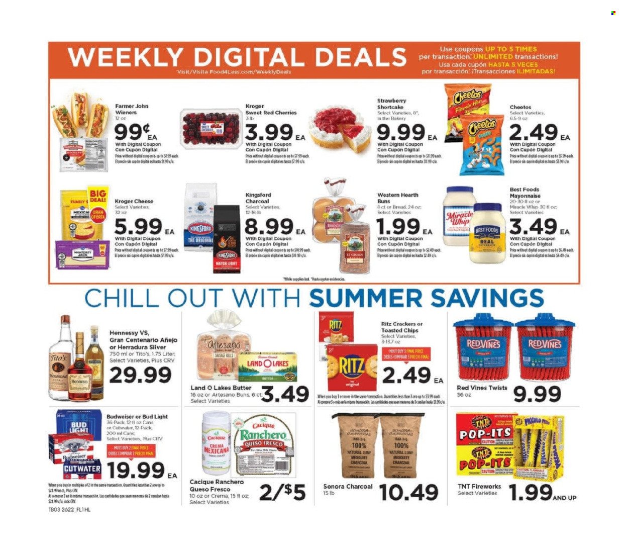 FOOD 4 LESS ad - Weekly Ad