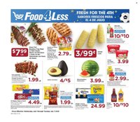 FOOD 4 LESS ad - Weekly Ad