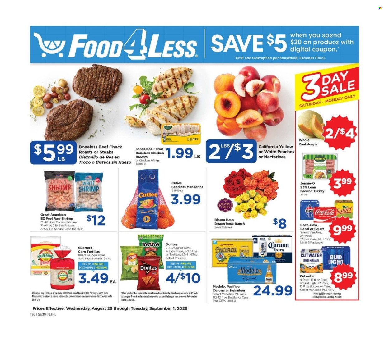 FOOD 4 LESS ad - Weekly Ad