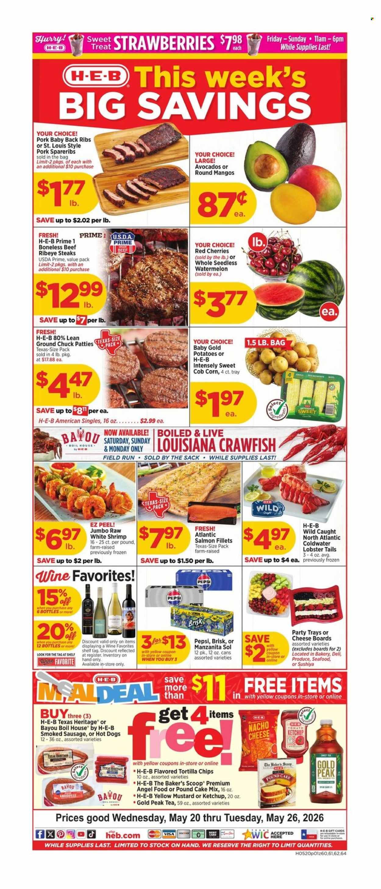 H-E-B ad - Weekly Ad