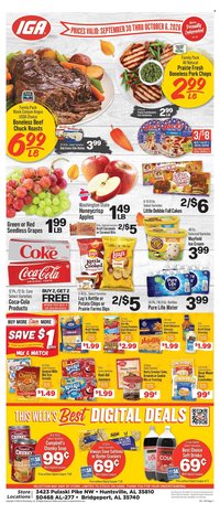 IGA ad - Weekly Ad