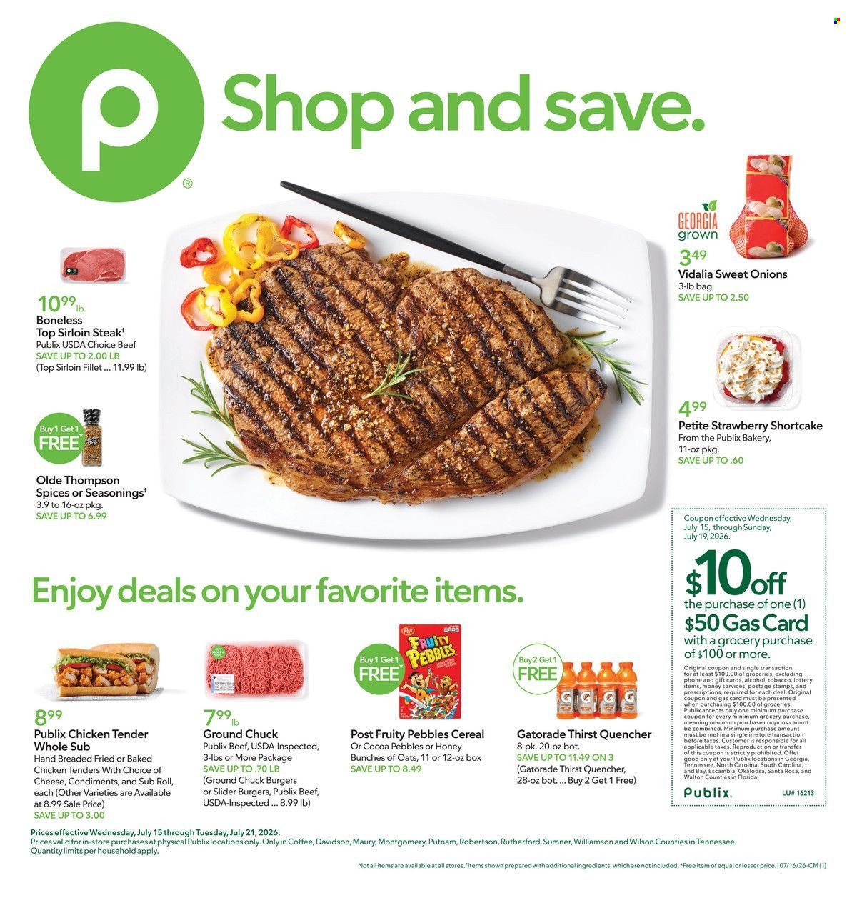 PUBLIX ad - Weekly Ad