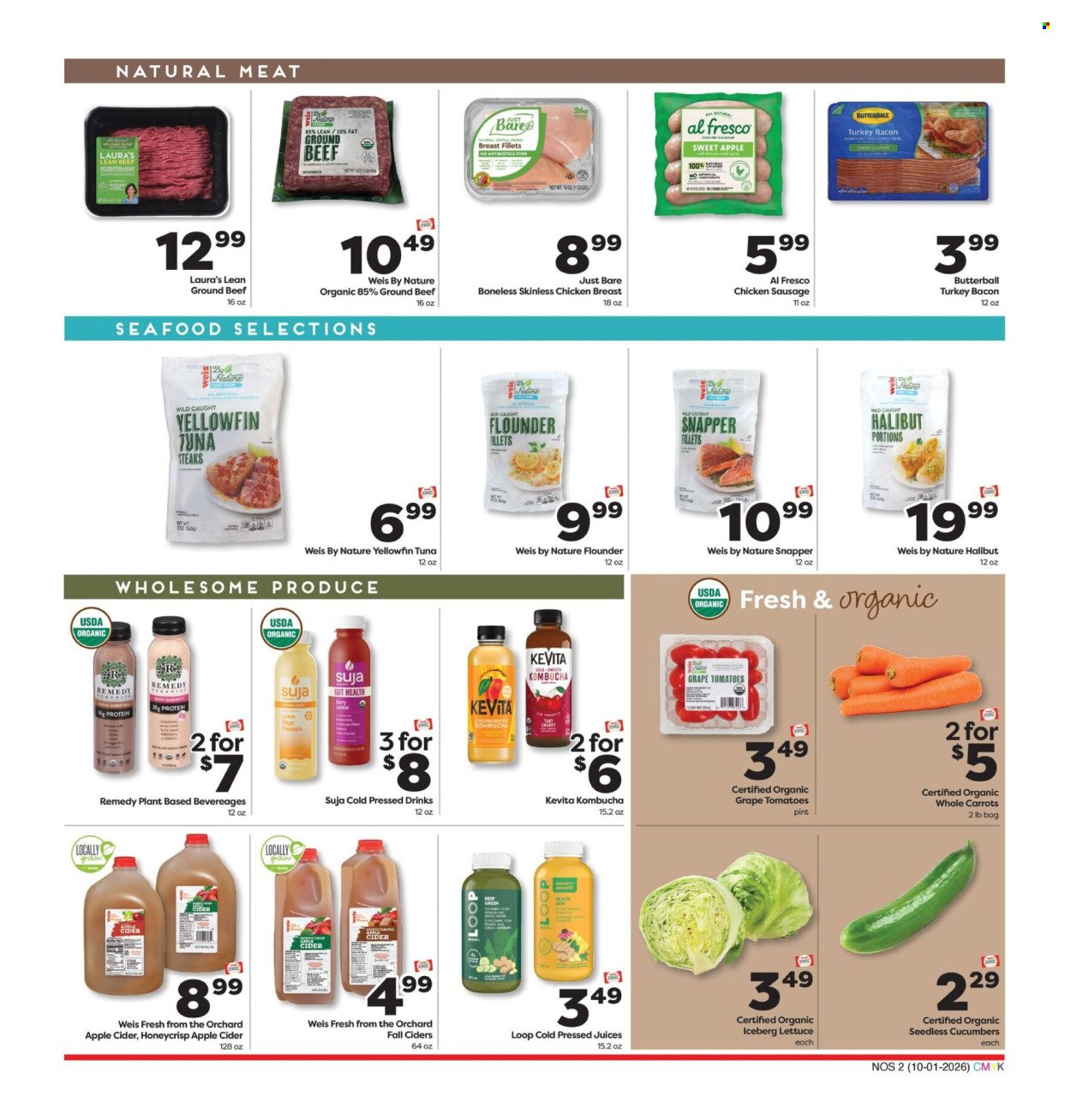 WEIS ad - Natural & Organic