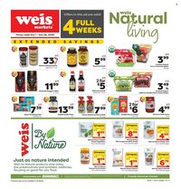 WEIS ad - Natural & Organic