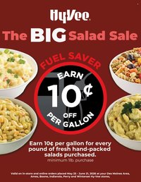 HY-VEE ad - The BIG Salad Sale