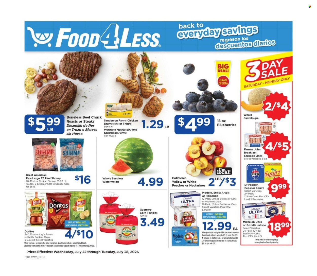 FOOD 4 LESS ad - Weekly Ad