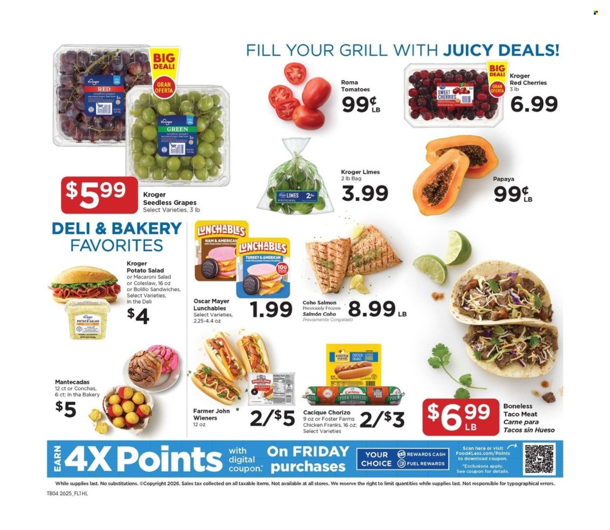 FOOD 4 LESS ad - Weekly Ad