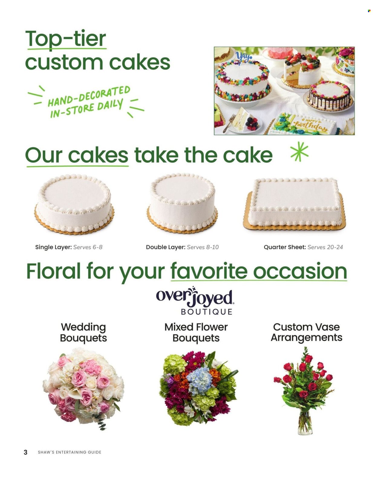 SHAW’S ad - Entertaining Guide
