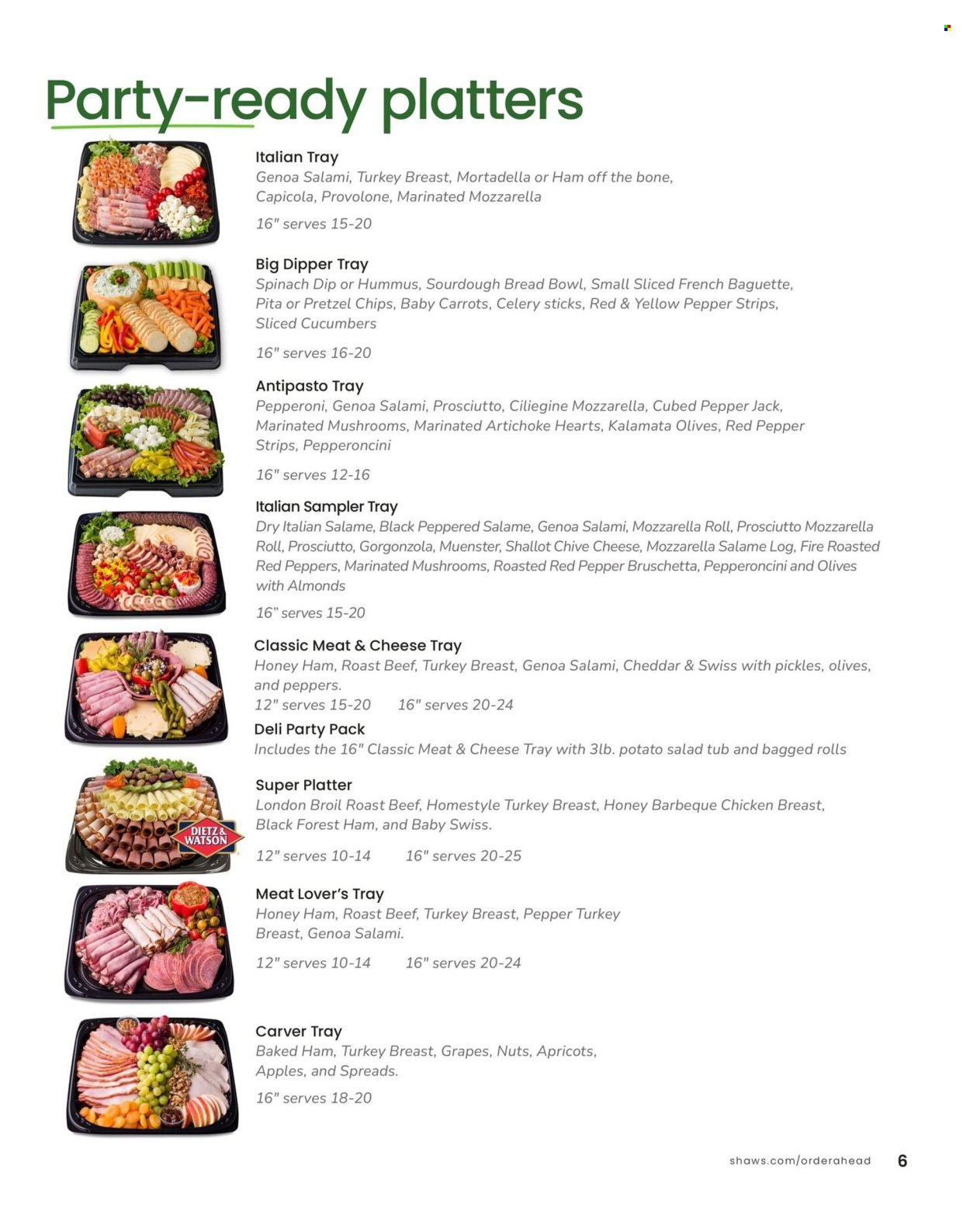SHAW’S ad - Entertaining Guide