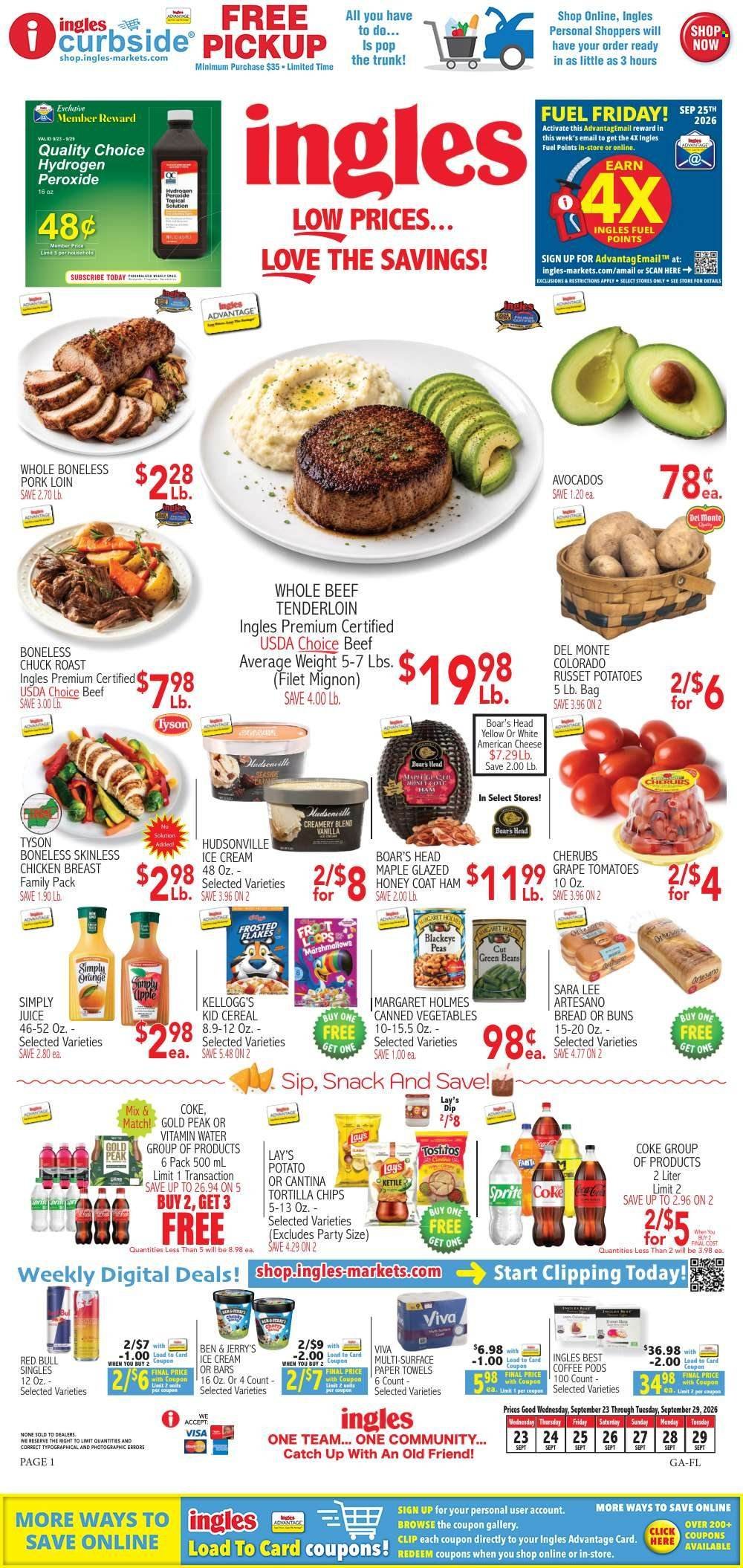 INGLES ad - Specials