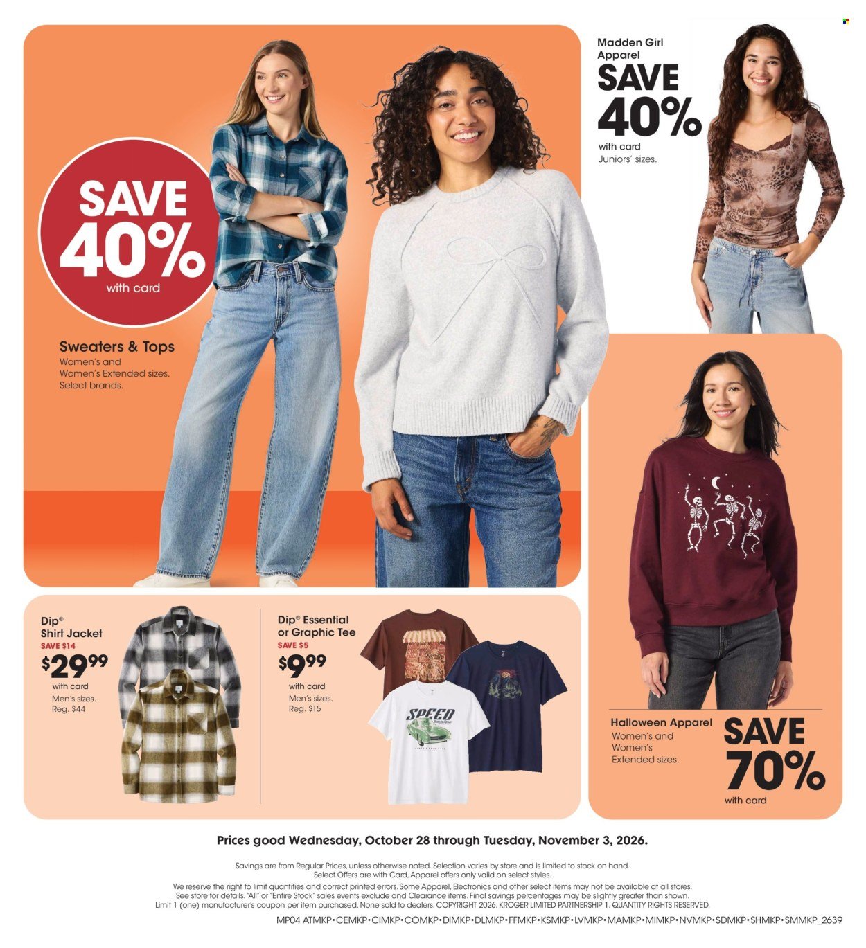 KROGER ad - Home & Apparel