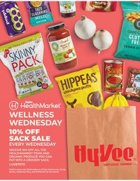HY-VEE ad - Wellness Wednesday - Sack Sale