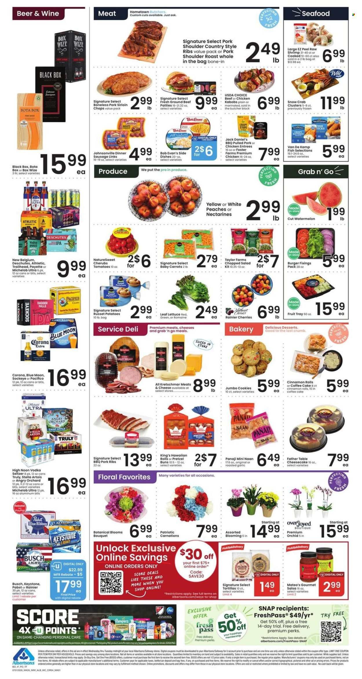 ALBERTSONS ad - Bonus Online Saving