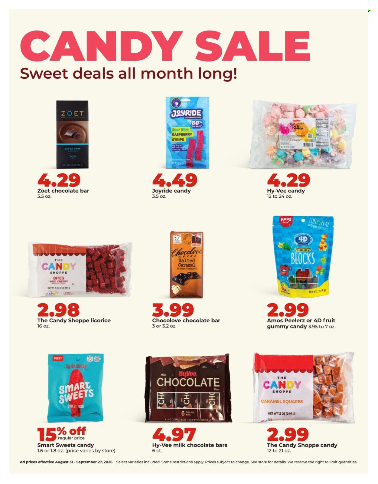 HY-VEE ad - DEALS GOOD ALL MONTH LONG